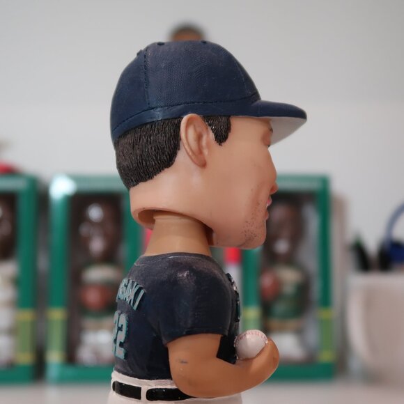 Kazuhiro Sasaki2001 Hand Painted Bobble Head Seattle Mariners MLB NO BOX - Picture 8 of 11
